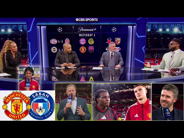 "Man United Back in Champions League With Big Win" Man United 4-0 Sabah | Michael Carrick reaction 🔥