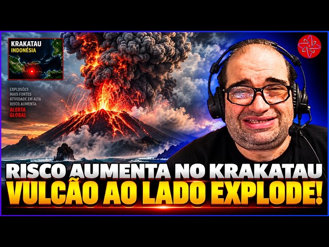NEW VOLCANO ERUPTS AND STUNS AS A RIVAL TO KRAKATOA