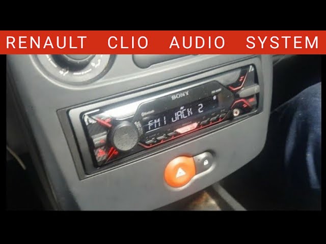 How To Fit a New Audio System Into The Car || Renault Clio 2007.