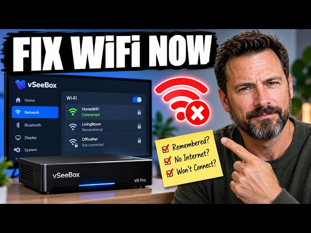 How to Fix vSeeBox Not Connecting to WiFi