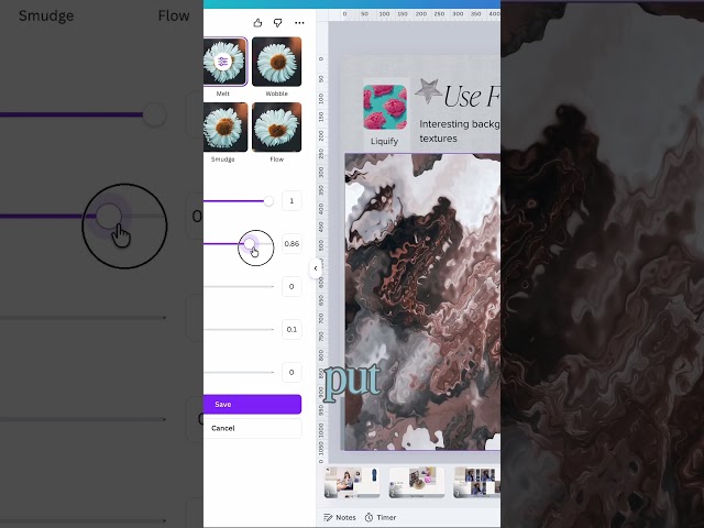 Create abstract background in Canva #canvatutorial