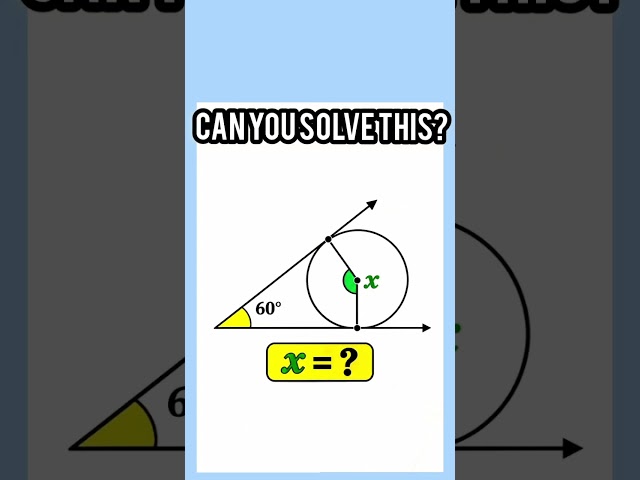 Can you solve this before the time runs out? #YouTubeShorts#Shorts#Reels#TikTokMath#EducationalShort