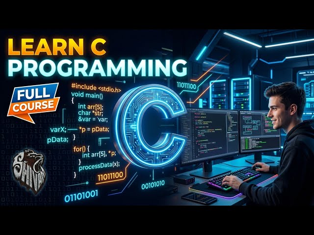 Learn C Programming in One Video | Complete C Programming Explained Simply | Full Beginner's Guide