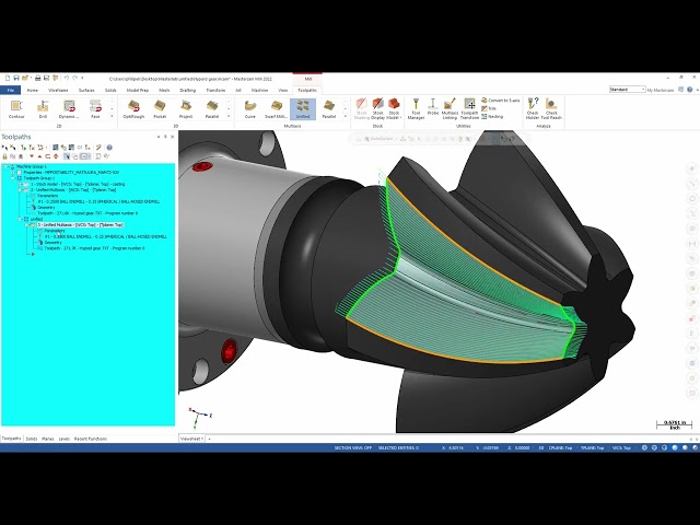 UNIFIED MULTIAXIS with Mastercam 2022
