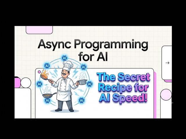 Python Async Programming EXPLAINED 🚀 | The Secret Behind Fast AI Agents