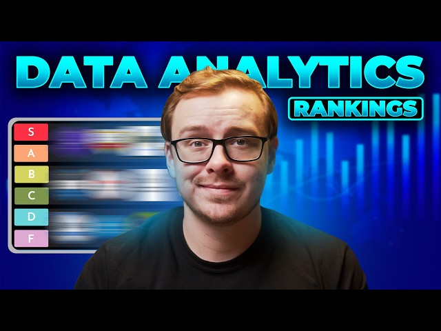 Data Analytics Certification Tier List (BEST Data Analyst Certificates)