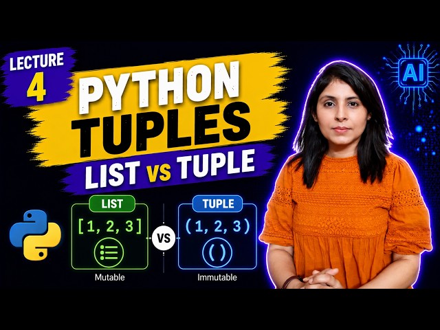 Python Tuples Explained for Beginners | List vs Tuple