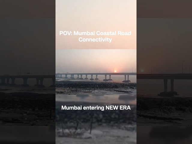 Mumbai Coastal Road POV 😍 | Sunset View 🌇 | Future of Mumbai 🔥