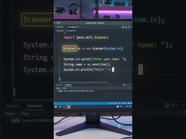 Java Scanner Class Explained 🔥 | Take User Input in Java | Java Tutorial #shorts #java #usa