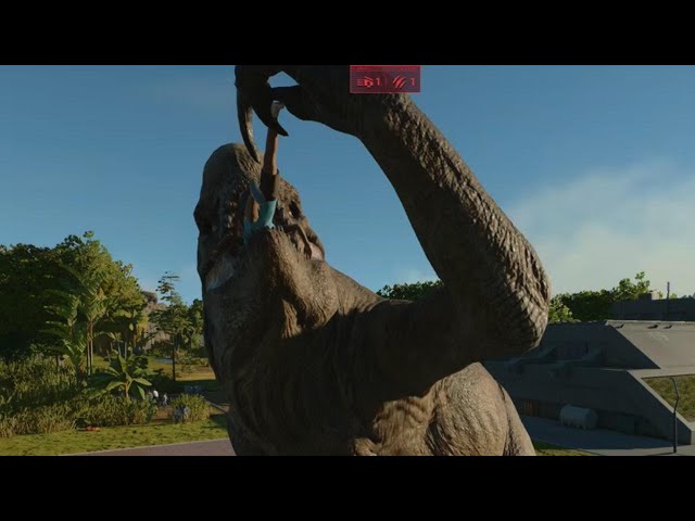Jurassic World Evolution 3: Distortus Rex breakout and human Rampage