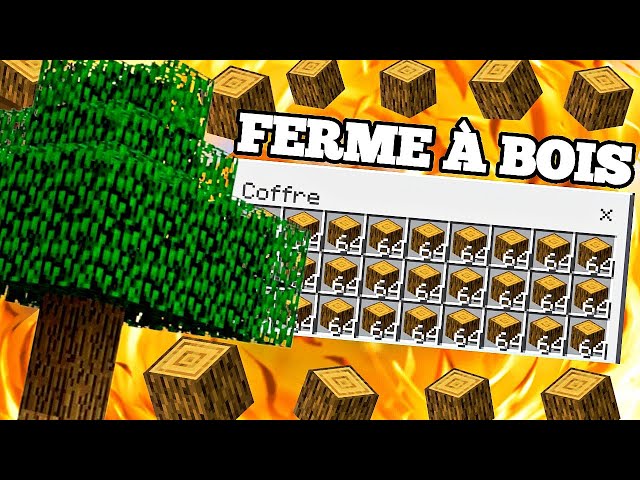 Bedrock Wood Farm on Minecraft in 1.21 - Bedrock Wood Farm Tutorial Fr PS4/Xbox/Switch/Mcpe
