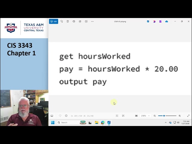 CIS3343 Chapter1 Part1