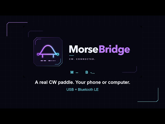 I Built a Bluetooth Morse Code Adapter for My Phone | MorseBridge