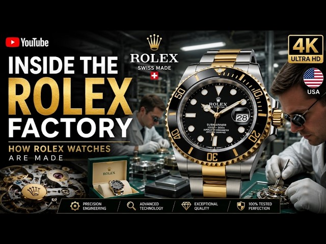 Inside a Rolex Watch Factory: How Luxury Watches Are Made | 4K AI Documentary