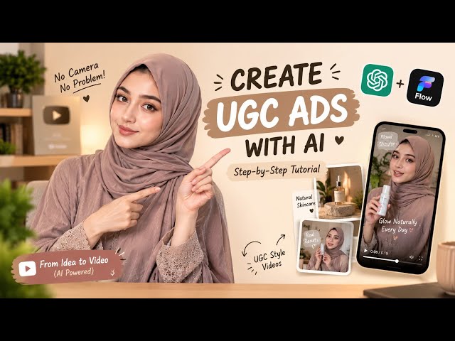 How to Create UGC Ads with AI 🤯 | Make Professional UGC Videos Step-by-Step | Complete Tutorial