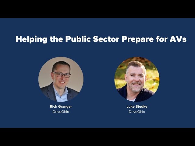 PAVE's Virtual Panel “Helping the Public Sector Prepare for AVs" - Full Recording