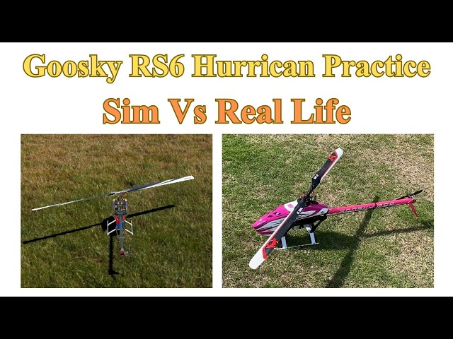 Goosky RS6 - Hurricanes - Sim Vs Real Life