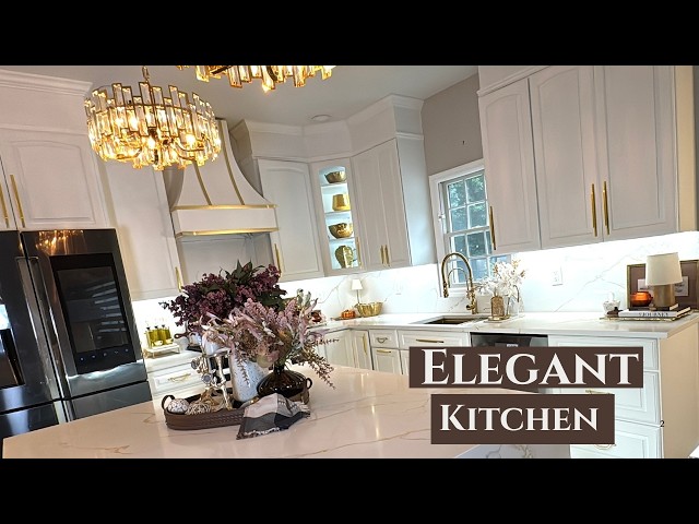 Easy & Elegant Fall Kitchen Decor | How to decorate for fall without Pumpkins