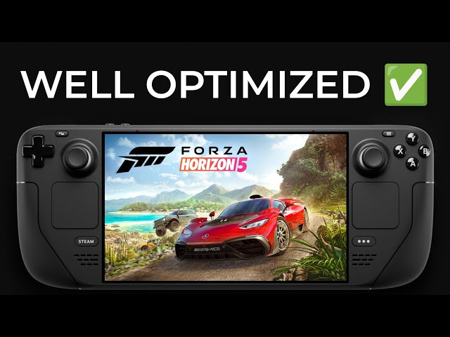 Forza Horizon 5 on Steam Deck OLED | All Settings