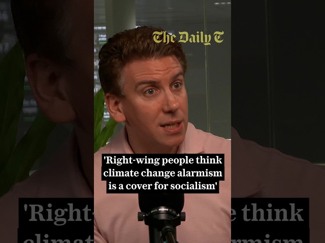 'Right-wing people think climate change alarmism is a cover for socialism'