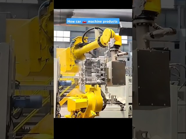 How was the car machine made #machine #factory