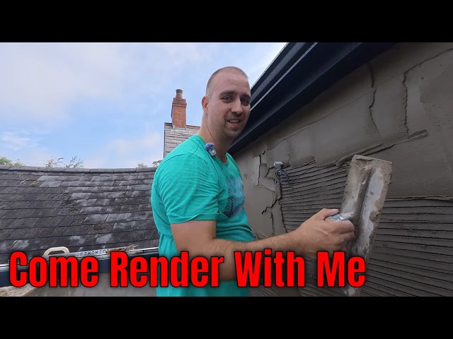 Come Render This Wall With Me — Full Process From Prep to Final Finish