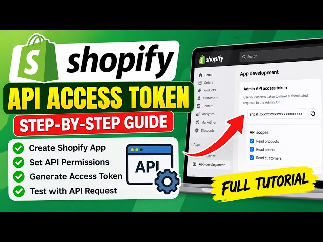 How to Create a Shopify Permanent Access Token  Step by Step Tutorial