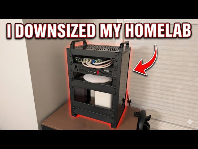 I Downsized My Home Lab Into This Tiny Rack