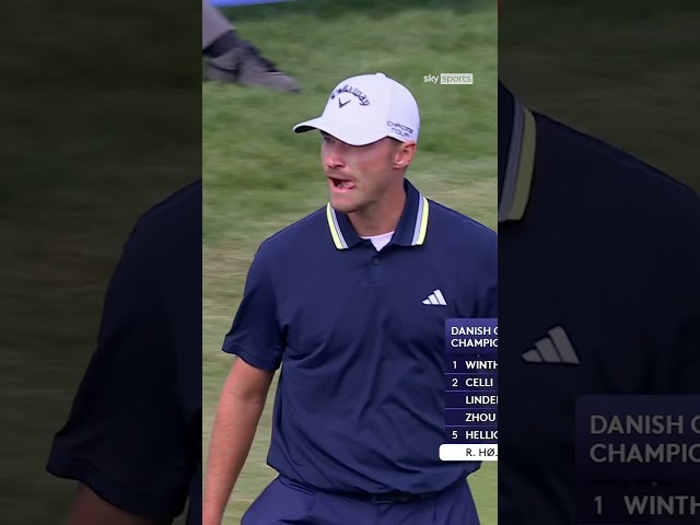 Højgaard and Winther trading eagles at the Danish Golf Championship