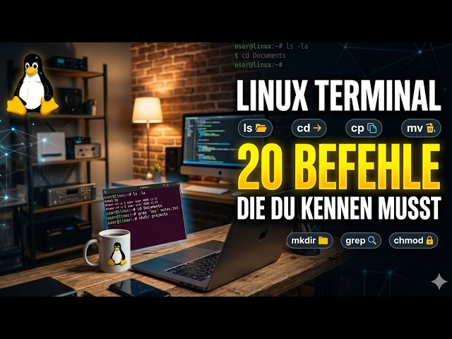 Linux Terminal for Beginners – The 20 Most Important Commands