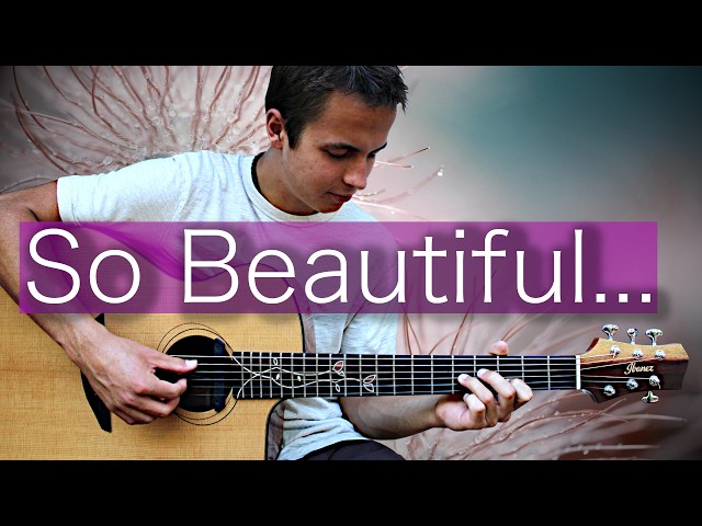 Learn this soft & reflective fingerstyle melody...