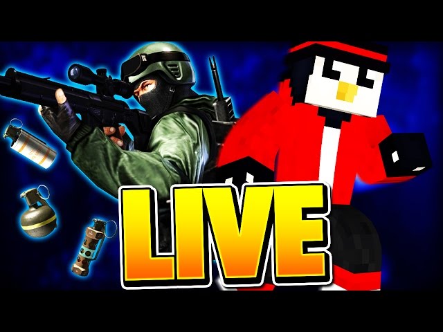 LIVE DE SEARA - Minecraft & CS:GO!