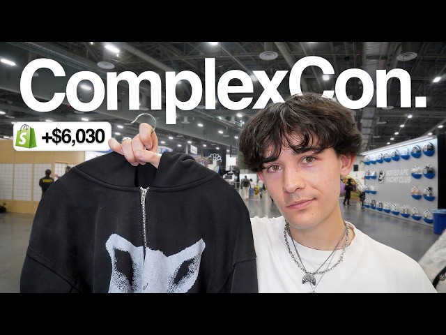 i took my clothing brand to ComplexCon