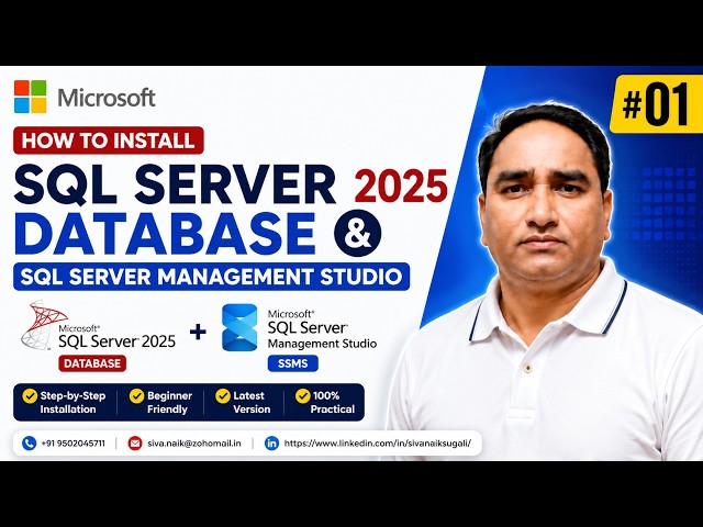 SQL Server 2025 Database & SSMS Installation
