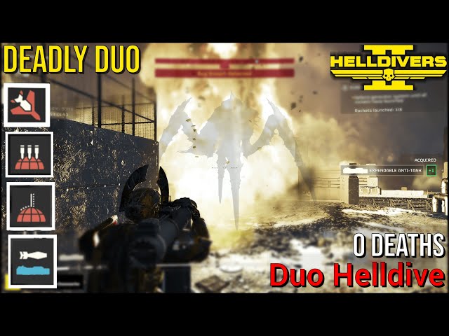 Helldivers 2 - Deadly Duo - EATing Elites - Evacuate High Value Assets