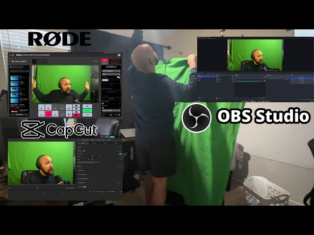 RØDECaster vs CapCut vs OBS Green Screen Methods Tests- Which Is The Best?