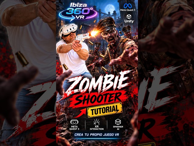 🧟‍♂️ ¡Estoy creando un ZOMBIE SHOOTER en VR! 🔫 | Tutorial PRÓXIMAMENTE en el canal