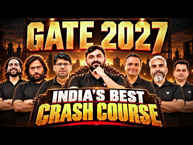 GATE CS/IT & DA 2027 🔥 India’s Best Crash Course | Complete GATE CSE & DA Preparation