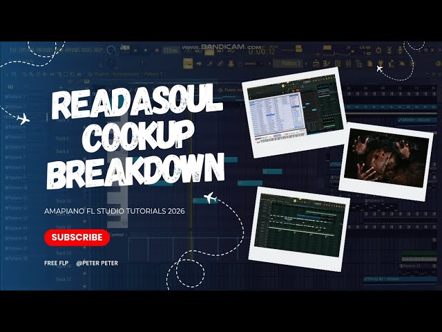 [🔴FREE FLP🎶🔥] ReaDaSoul Cookup Breakdown | Amapiano FL Studio Tutorials | De Rose | 2026🪘🥹🇿🇦