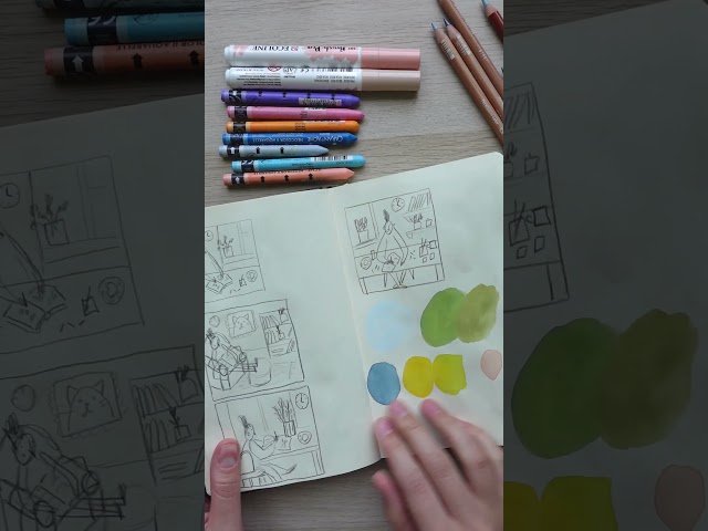 Sketchbook tour, doing Domestika course #sketchbooktour