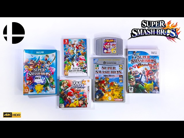 My Complete Super Smash Bros. Games Collection
