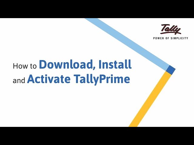 How to Download, Install and Activate TallyPrime | Tally Learning Hub