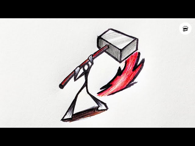 Easy Stickman Drawing | Step By Step | Tutorial |