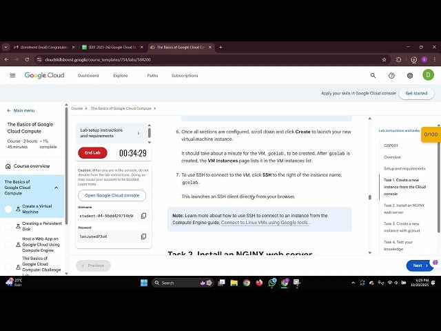 How to Complete a Google Cloud Skill Boost Lab (Guide for BMSIT GDG)