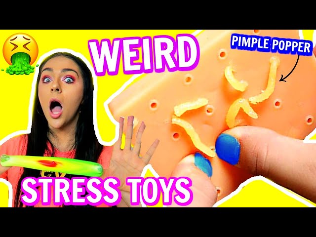 AMAZON FIDGET TOYS REVIEW!! *pimple popper*