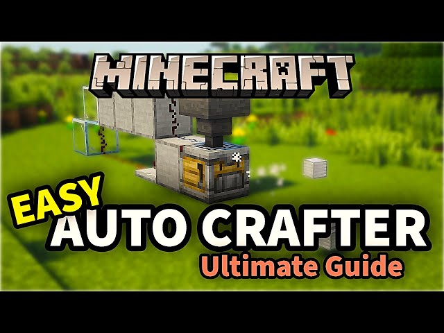 Minecraft AUTO CRAFTERS Are EASY! - How To Use Crafters Tutorial (Java 1.21+)