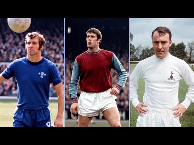 10 Historic Goals from English Football in 1970 | Osgood, Hurst, Greaves & More!