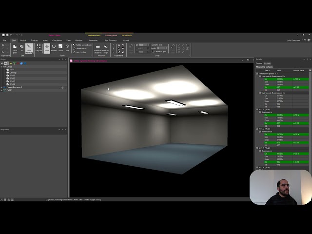 Interior with Relux Express #2 | Overview of the Relux Interface