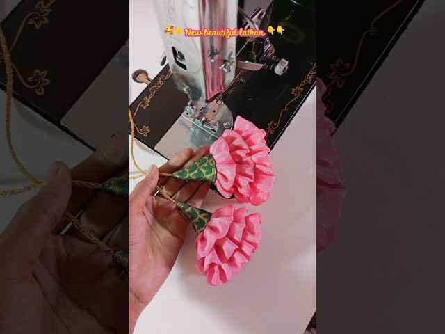 🥰👌Trending Blouse Latkan Cutting & Stitching ✂️ Easy Latkan Tutorial #shorts #latkandesign