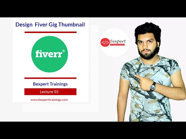 How To Design Fiver Gig AttractiveThumbnail in 5 Mints || Asad Mukhtar